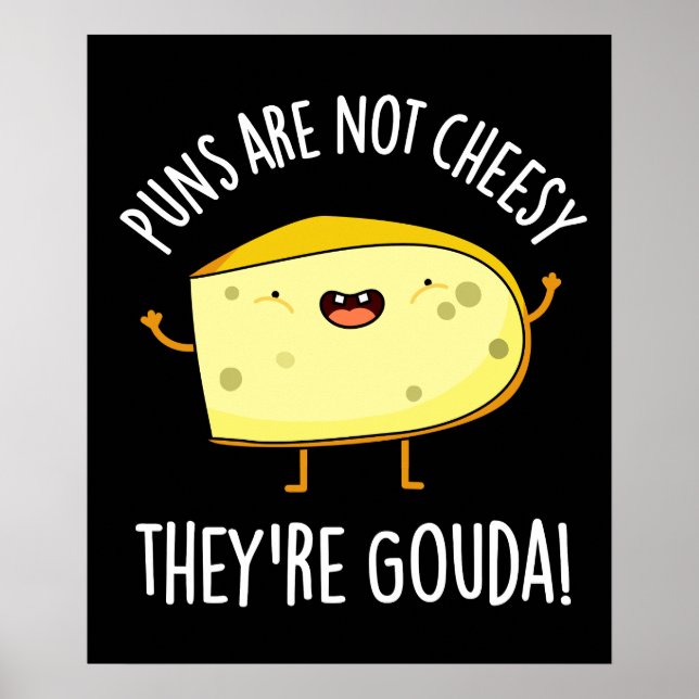 Gewehre sind nicht heiß, die Gouda Pun Dark BG Poster (Vorne)