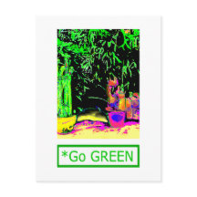 Geweihfarn GO GREEN1a jGibney Das MUSEUM Zazzle