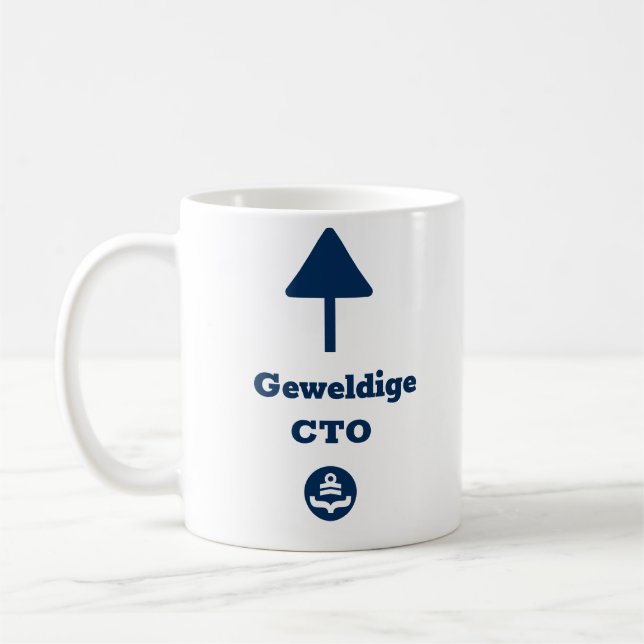 Geweldige CTO Koffiemok Kaffeetasse (Links)
