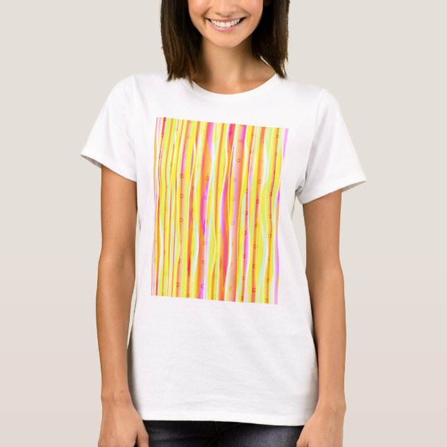 Gewellte Linien T-Shirt (Vorderseite)