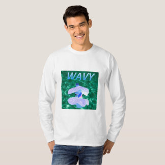 Gewelltes Vaporware Crew-Hals Sweatshirt T-Shirt