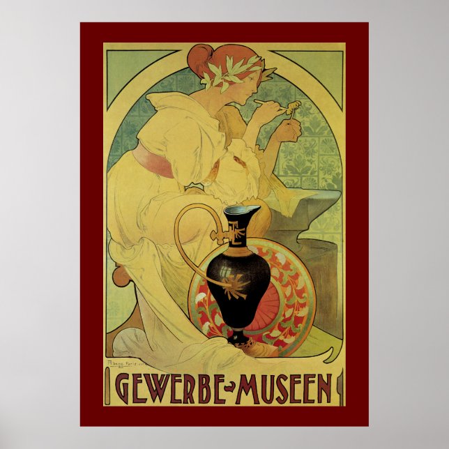 Gewerbe Museen Poster (Vorne)