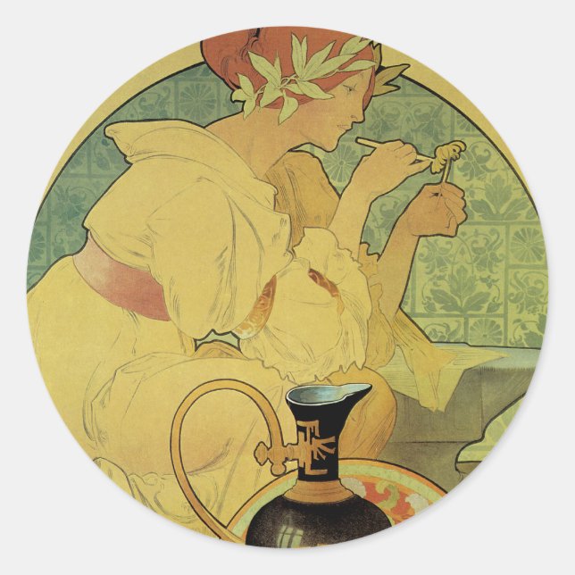 Gewerbe Museen Runder Aufkleber (Vorderseite)