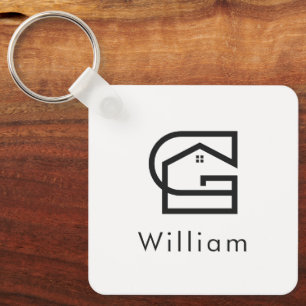 Gewerbeimmobilien-Brief G Haus Schlüsselanhänger