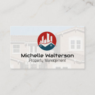 Gewerbeimmobilien-Logo Immobilienverwaltung Visitenkarte
