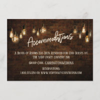 Gewerbliche Brick Edison Lights Unterkünfte