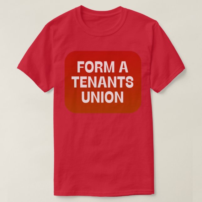 Gewerkschaft A: Mieter T-Shirt (Design vorne)