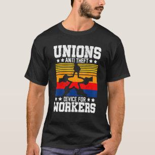 Gewerkschaft Anti Diebstahl für Menwomen Happy Lab T-Shirt