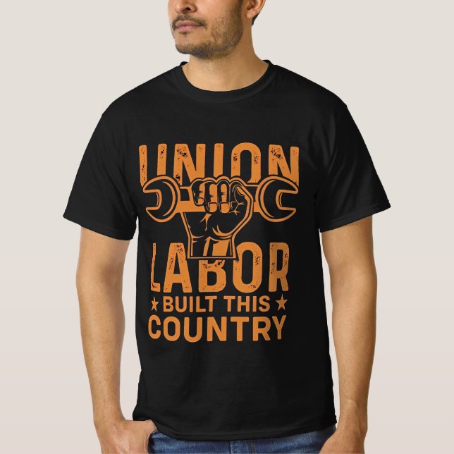 GEWERKSCHAFT ARBEITSKRÄFTE AUFBAU DIESES LANDES T-Shirt (Vorderseite)