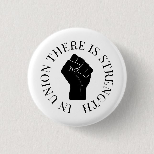 Gewerkschaft Button (Vorderseite)