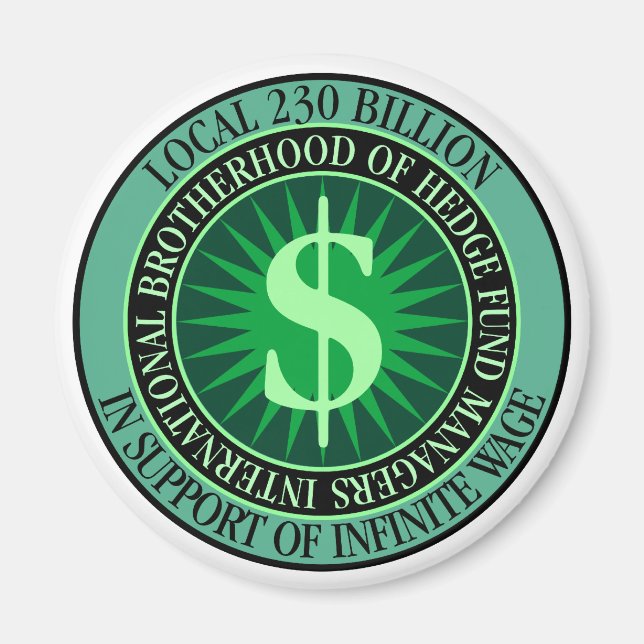 Gewerkschaft der Hedge-Fonds-Manager Magnet (Vorne)