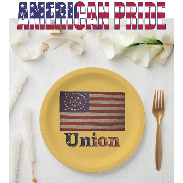 Gewerkschaft des zivilen Krieges Phantastisch Char Pappteller (Von Creator hochgeladen)