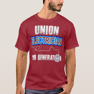 Gewerkschaft Electrician T-Shirt Electrical Worker