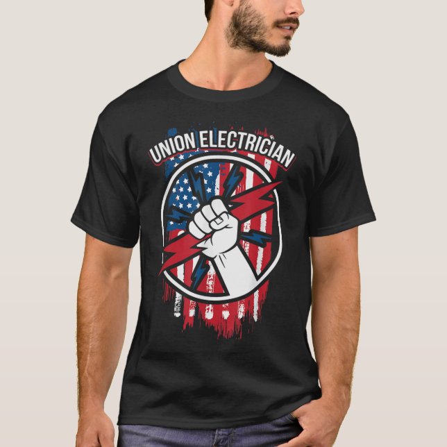 Gewerkschaft Elektrische Bekleidung T-Shirt (Vorderseite)