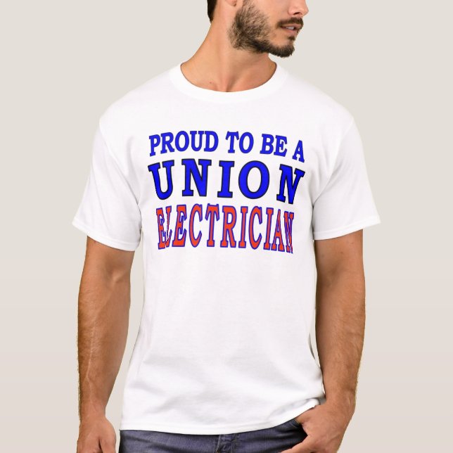 GEWERKSCHAFT ELEKTRIZISCH T-Shirt (Vorderseite)