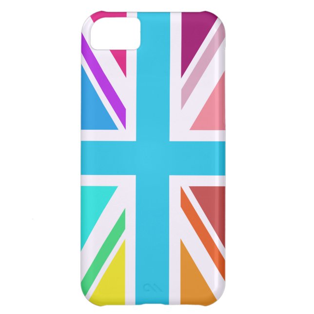 Gewerkschaft-Flag/Jack-Design - mehrfarbig Case-Mate iPhone Hülle (Rückseite)