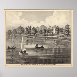 Gewerkschaft House, Squan, NJ Poster