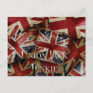 Gewerkschaft-Jack für die englische Flagge Postkarte