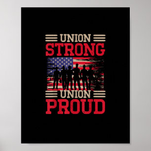 Gewerkschaft Laborer Gewerkschaft Strong Labour Ge Poster