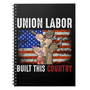 Gewerkschaft Labour baute dieses Country-Notebook Notizblock