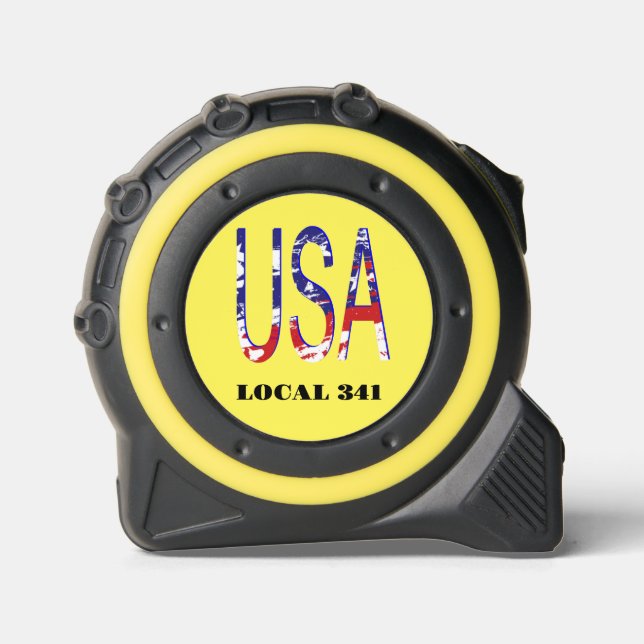 GEWERKSCHAFT LOCAL CUSTOMIZIERT USA AMERIKAN MAßBAND (Vorderseite)