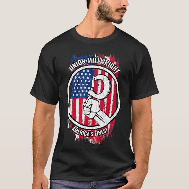 Gewerkschaft Millwright Shirt American Mens Gesche (Vorderseite)