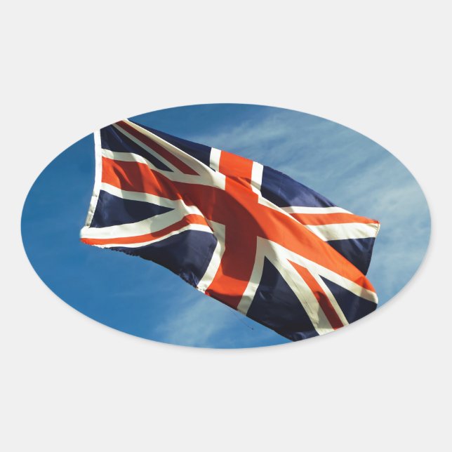 Gewerkschaft Ovaler Aufkleber (Vorderseite)