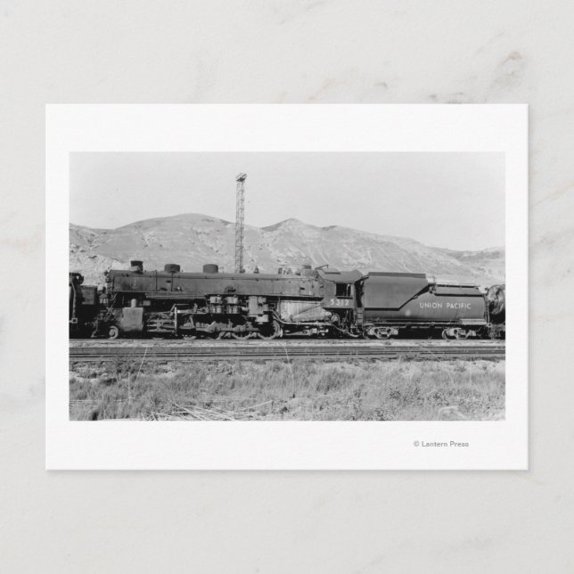 Gewerkschaft Pacific Railroad Motor #5312 Postkarte (Vorderseite)