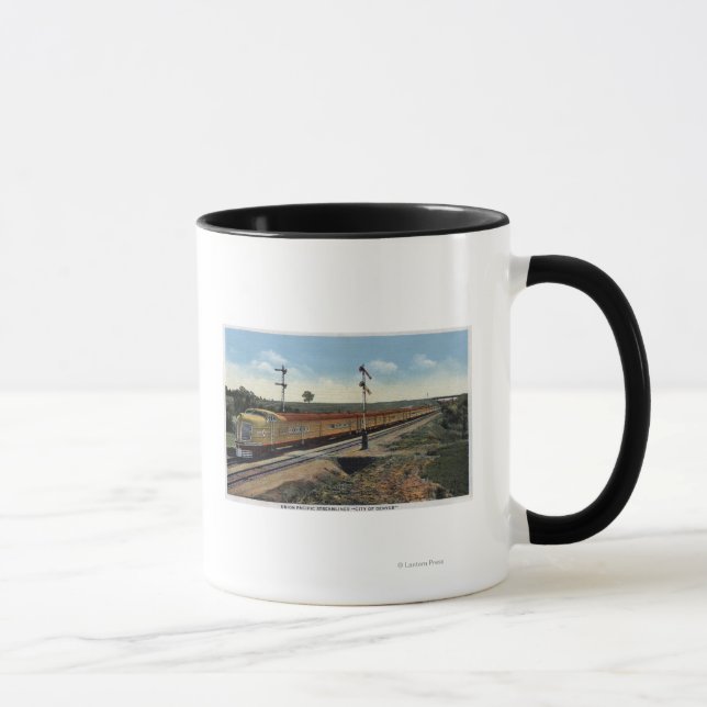 Gewerkschaft Pacific Streamliner "City of Denver" Tasse (Rechts)