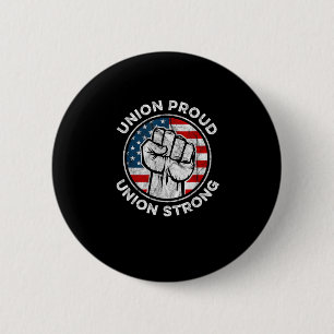 Gewerkschaft Proud Gewerkschaft Strong American Fl Button