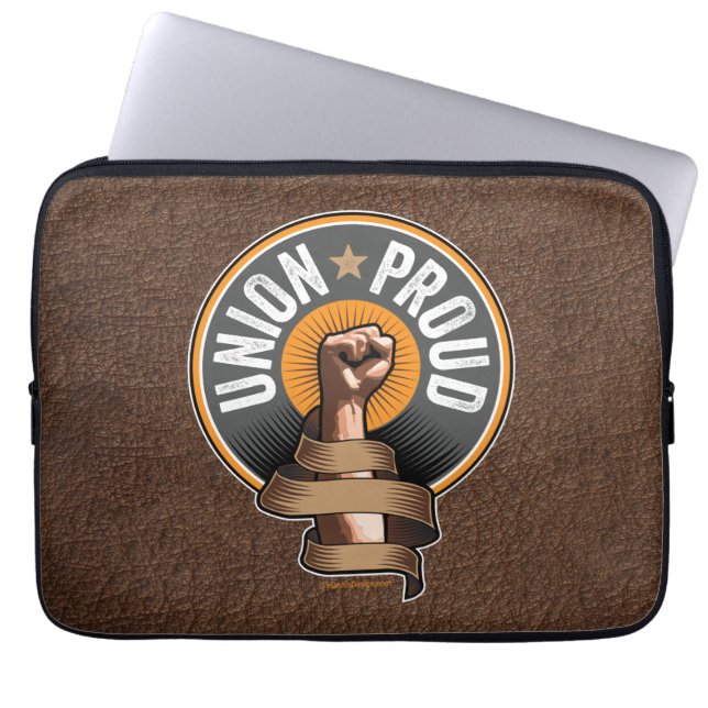 Gewerkschaft Proud Laptopschutzhülle (Vorderseite)