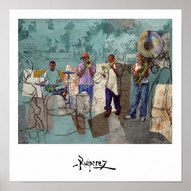 "Gewerkschaft Square Band" - "Banda en Gewerkschaf Poster (Vorne)