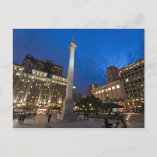 Gewerkschaft Square Downtown San Francisco Postkarte