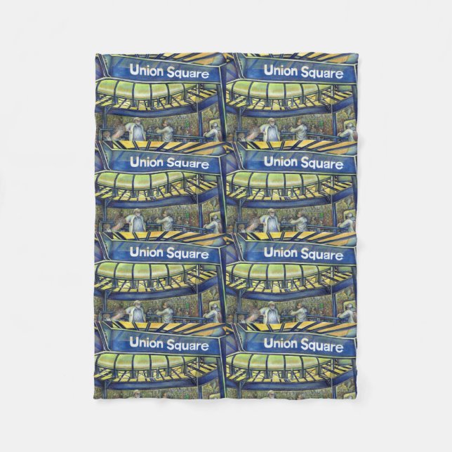 Gewerkschaft Square Fleecedecke (Vorderseite)