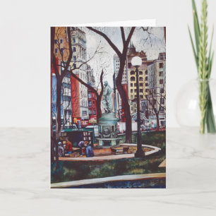 Gewerkschaft Square riecht nach Farbgrüßkarte Karte