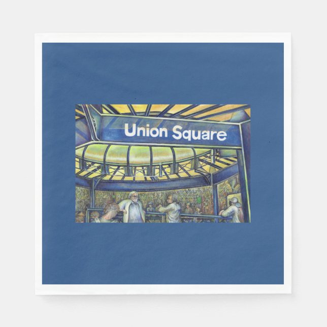 Gewerkschaft Square Serviette (Vorderseite)