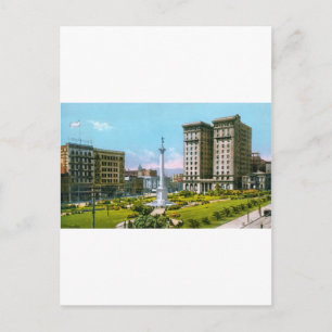 Gewerkschaft Square und St. Francis Hotel Postkarte