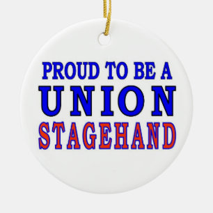 GEWERKSCHAFT STAGEHAND KERAMIK ORNAMENT