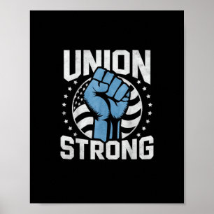 Gewerkschaft stark für Berufliche Arbeitnehmer - A Poster