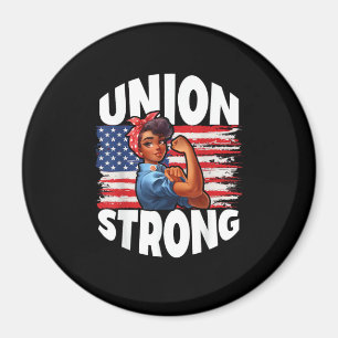 Gewerkschaft Stark Happy Labour Day Amerikanische Magnet