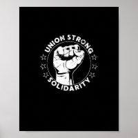 Gewerkschaft Starke Solidarität Faust Arbeitnehmer