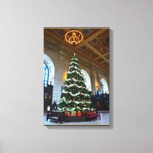 Gewerkschaft Station Weihnachtsbaum, Kansas City Leinwanddruck