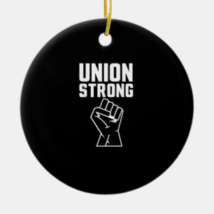 Gewerkschaft stolz Gewerkschaft starke Solidarität Keramik Ornament