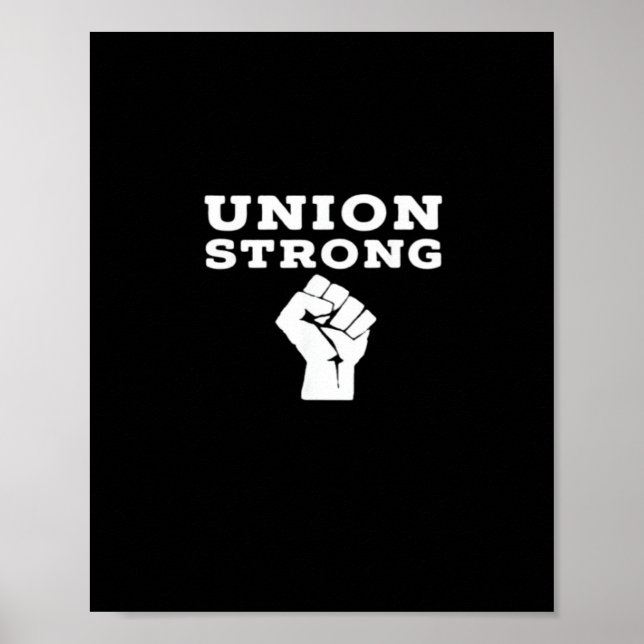 Gewerkschaft Strong Solidarity Classic Poster (Vorne)