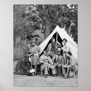 Gewerkschaft Ziviler Kriegssoldaten im Gruppenport Poster