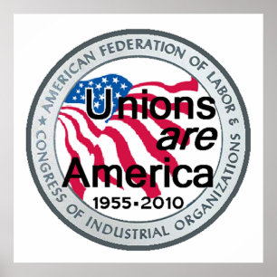 Gewerkschaften am Arbeitstag POSTER Print