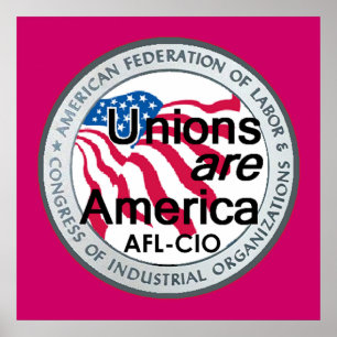 Gewerkschaften am Arbeitstag POSTER Print