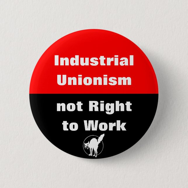 Gewerkschaften arbeiten nicht richtig button (Vorderseite)