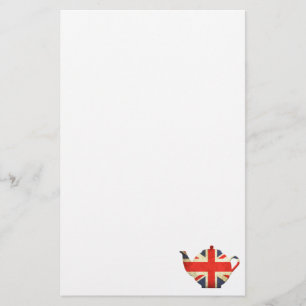 Gewerkschafts-Jack-Briten-Teekanne Briefpapier