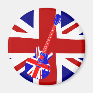 Gewerkschafts-Jack-britische Gitarren-Kunst 2 Magnet